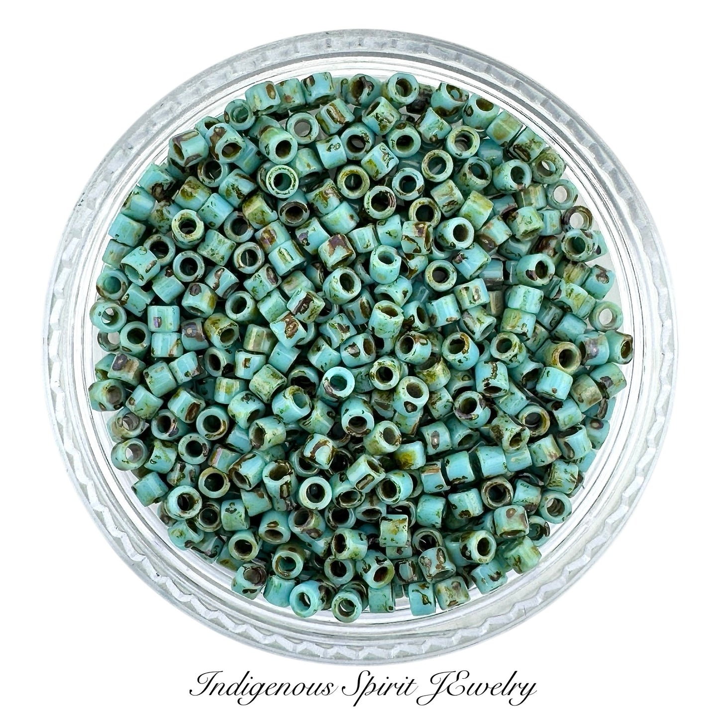 10/0 Seafoam Green Matte Picasso - Miyuki Delica 7.2G!!!!!!!!