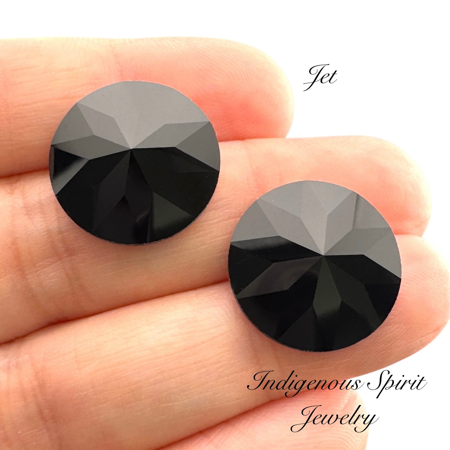 18mm Circle Flower Cut K9 Crystal Cabochons