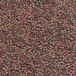 11/0 Matte Metallic Dusky Clay AB (DB1061) - Miyuki Delica 7.2G!!! COMING SOON