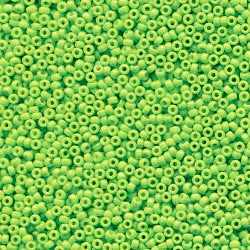DURACOAT Opaque Dyed Neon Green 11/0 - Miyuki Round
