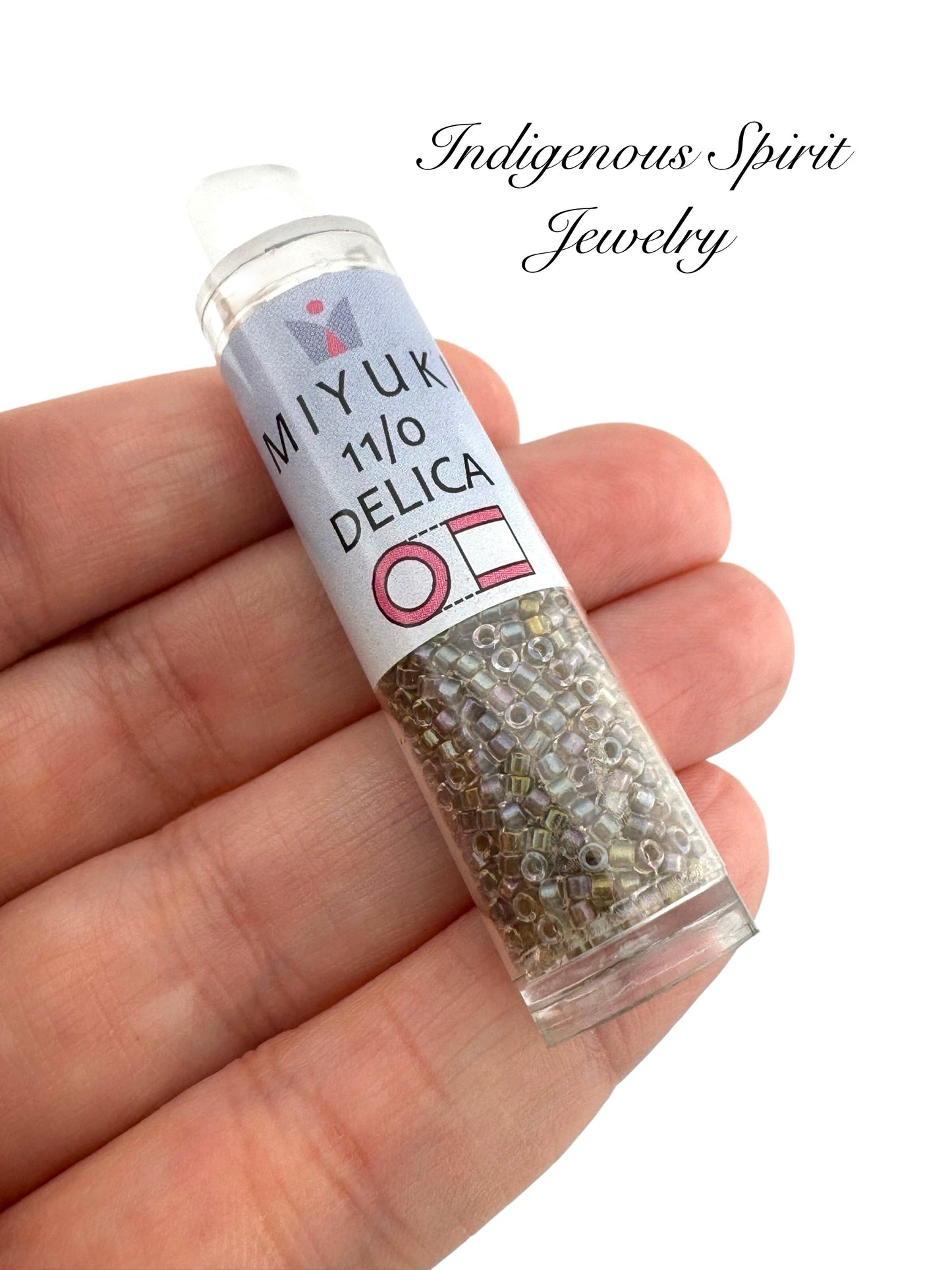 11/0 Lined Ivory AB (DB064) - Miyuki Delica 7.2G!!!