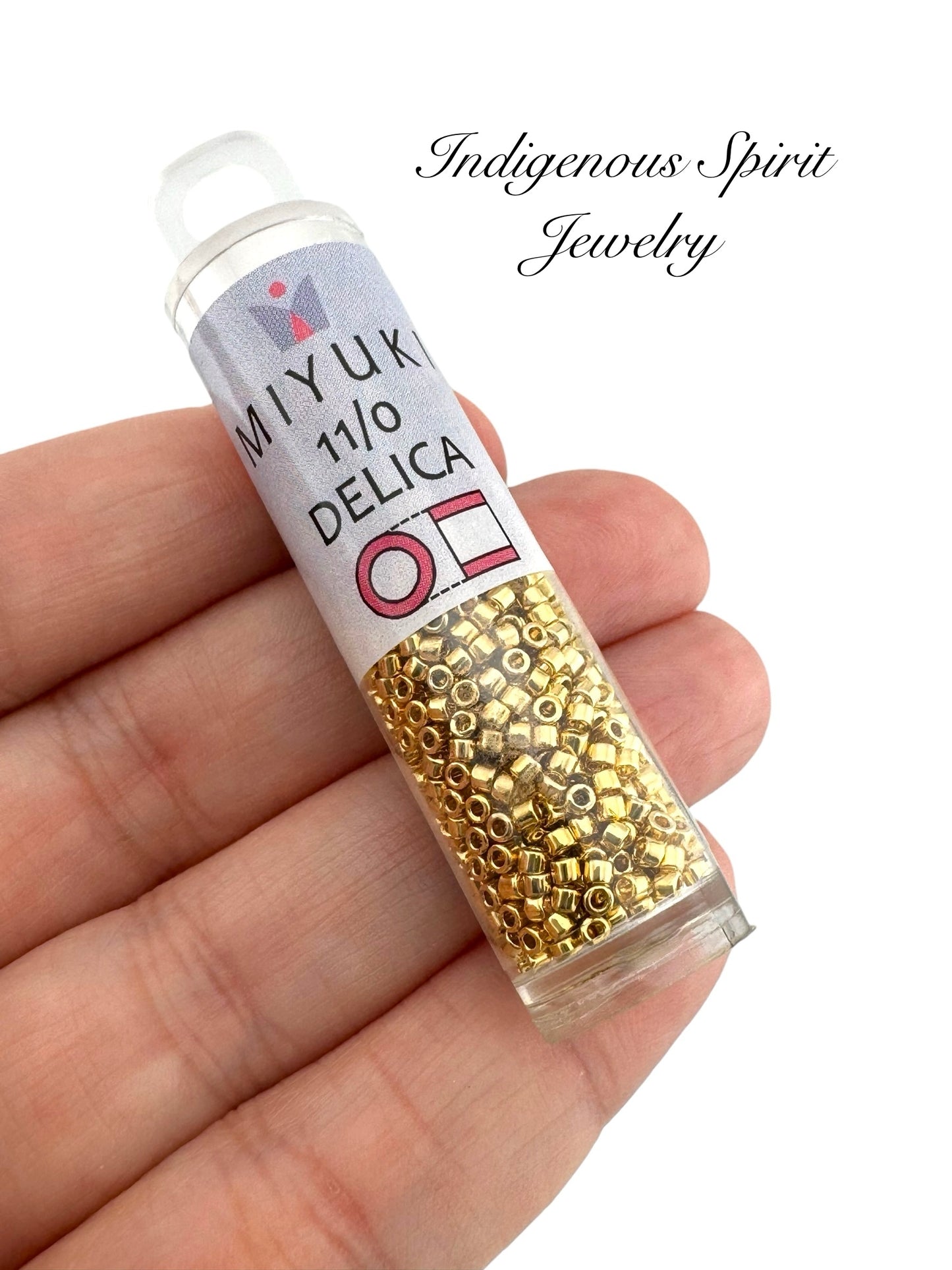 11/0 Light 24k Gold Plated (DB034) - Miyuki Delica 7.2G!!!