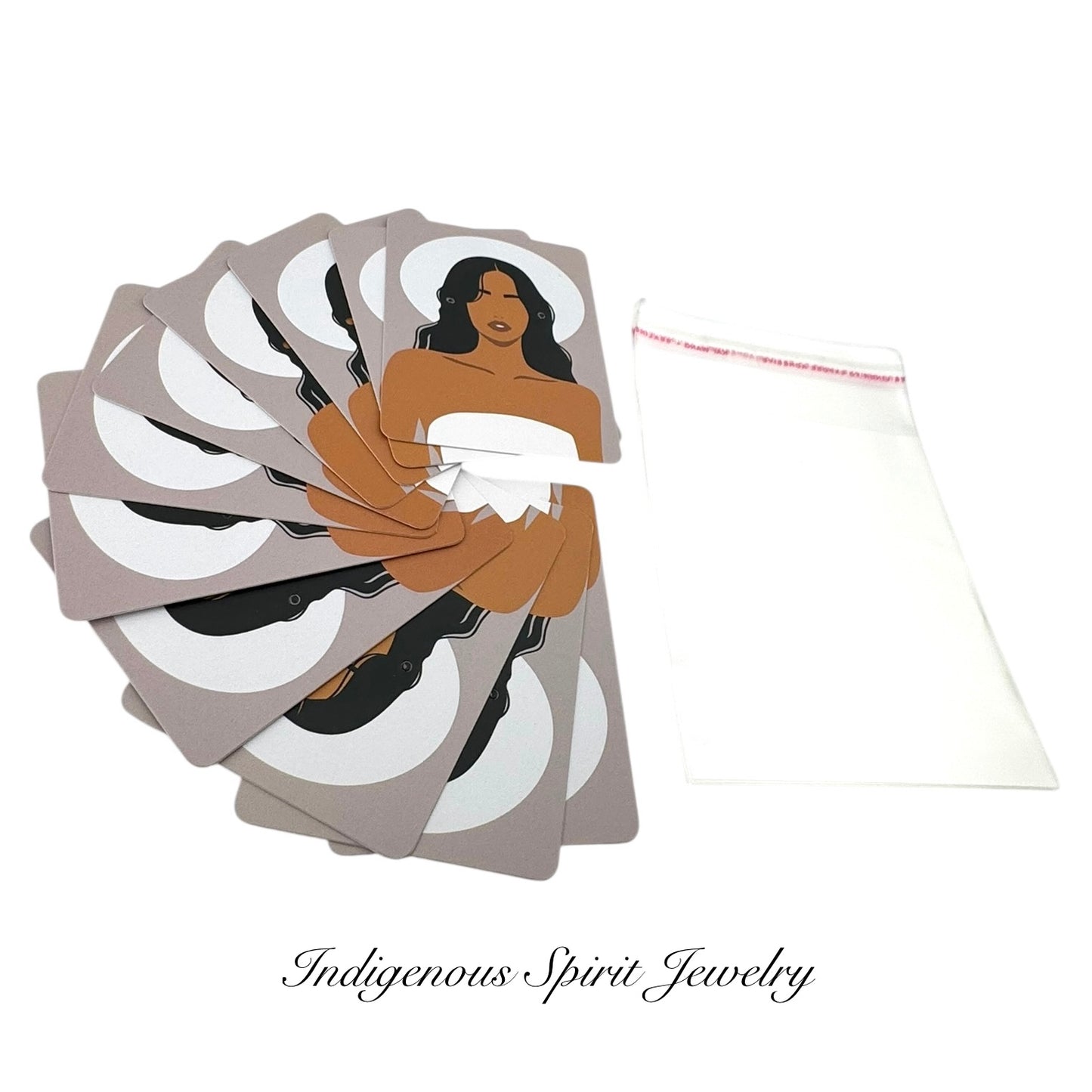 Custom Design Jewelry Cards - 20 piece pack (cards & bags)