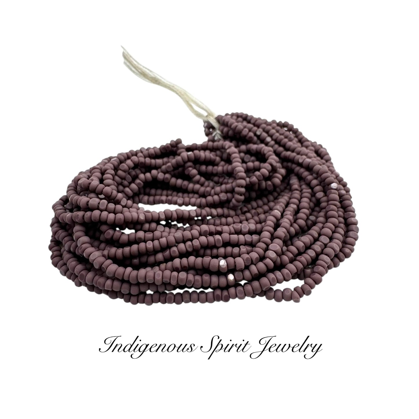 Matte Opaque Amethyst (23040) 2-Cut, Charlotte Cut Beads