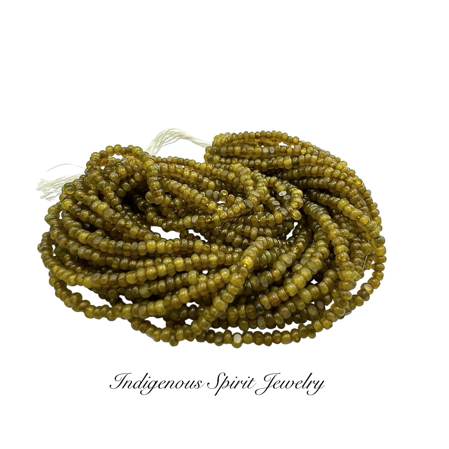 Khaki Opal - Sheen 2 Cut Charlotte Cut Beads
