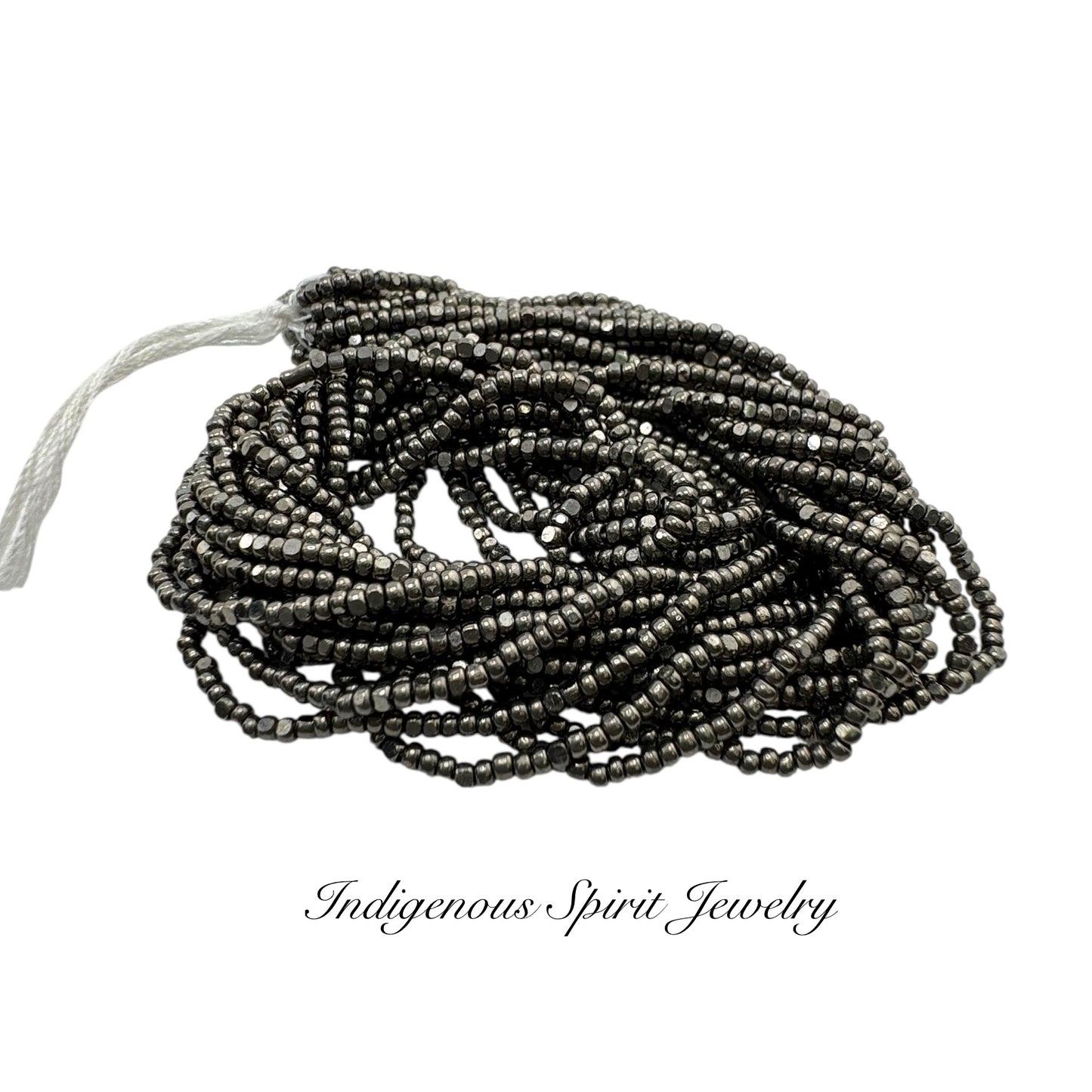 Gunmetal - Sheen 2 Cut Charlotte Cut Beads 13/0