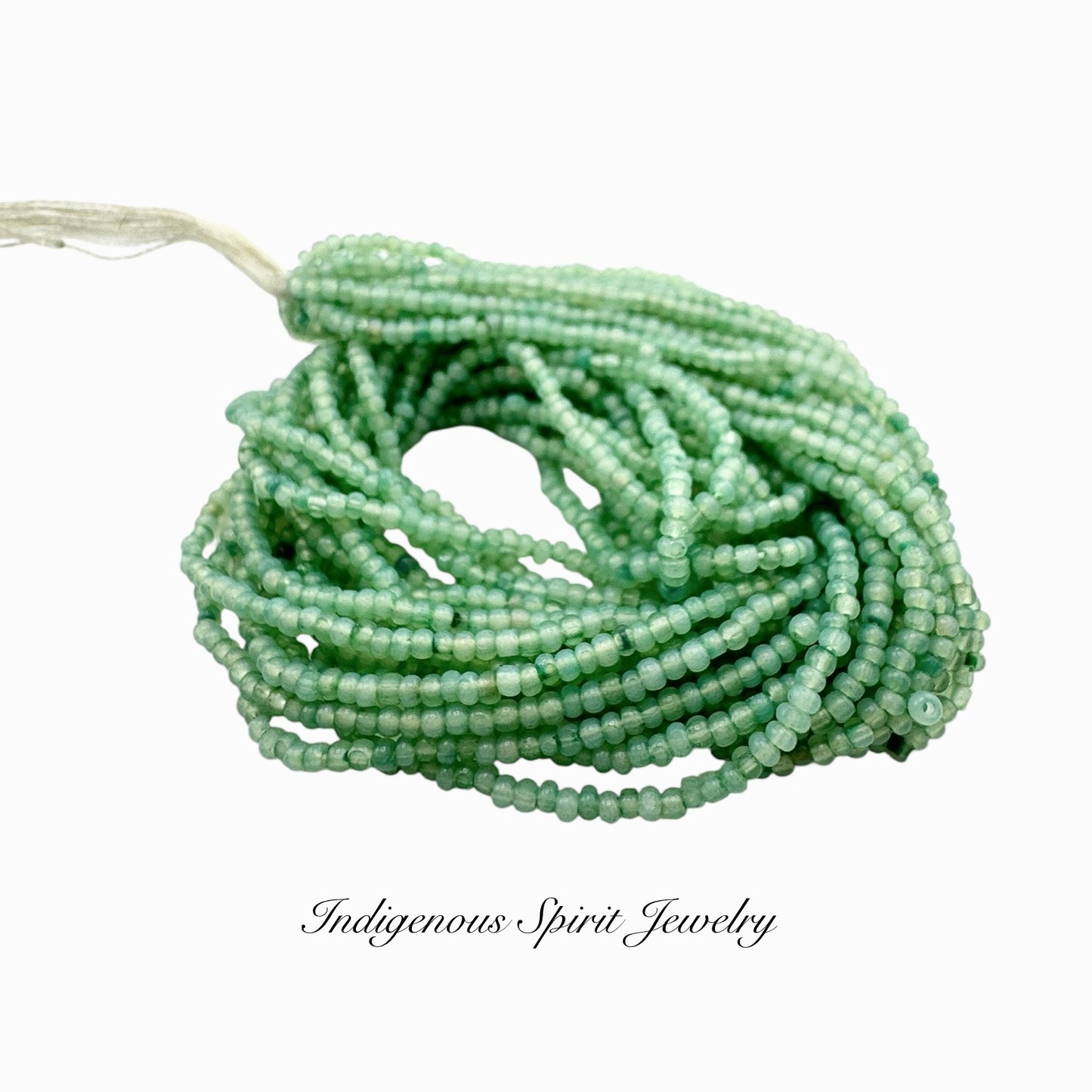 Dark Sage Opal - Sheen 2 Cut Charlotte Cut Beads 13/0