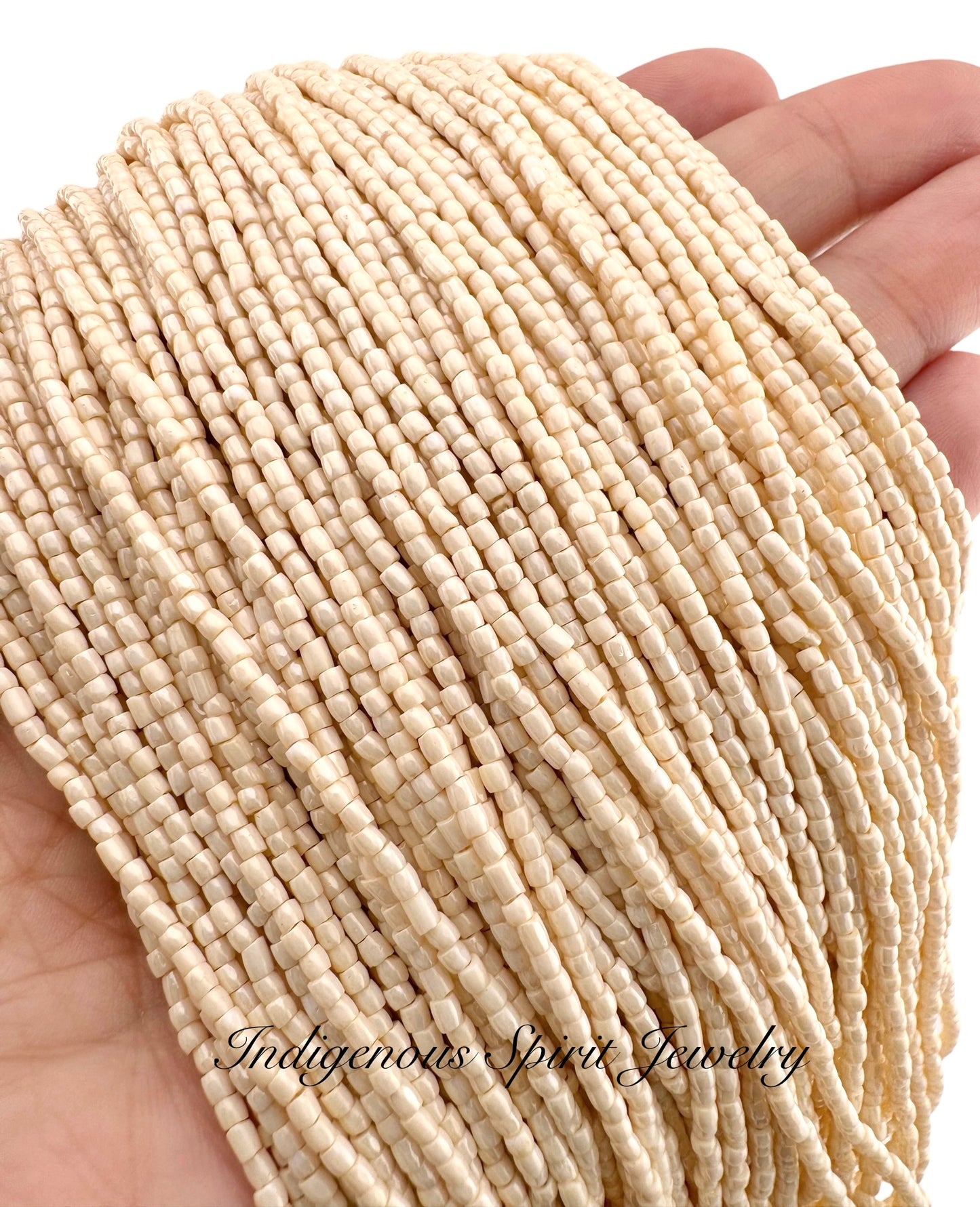 Eggshell 3-cut Preciosa Czech Seed Beads (9/0)