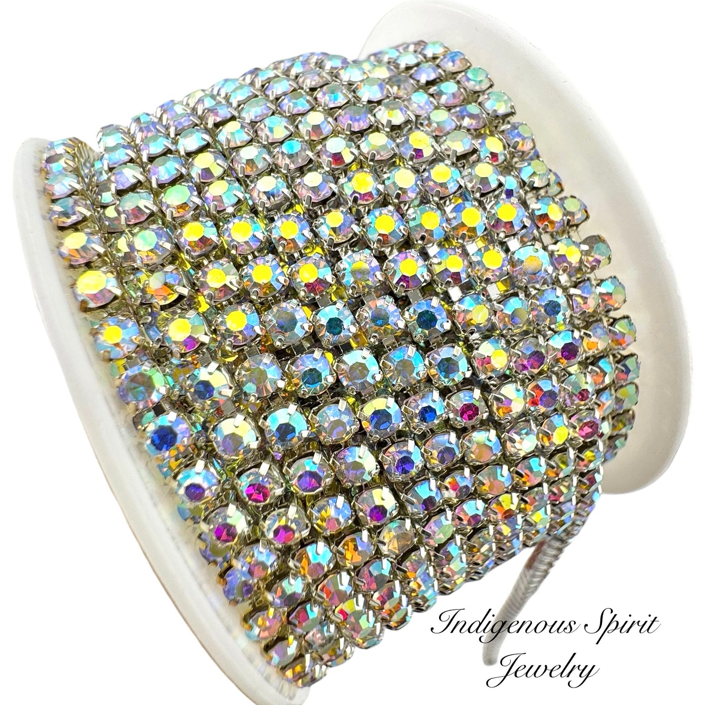 Rainbow Silver Colour Plated - SS8 Chain Banding
