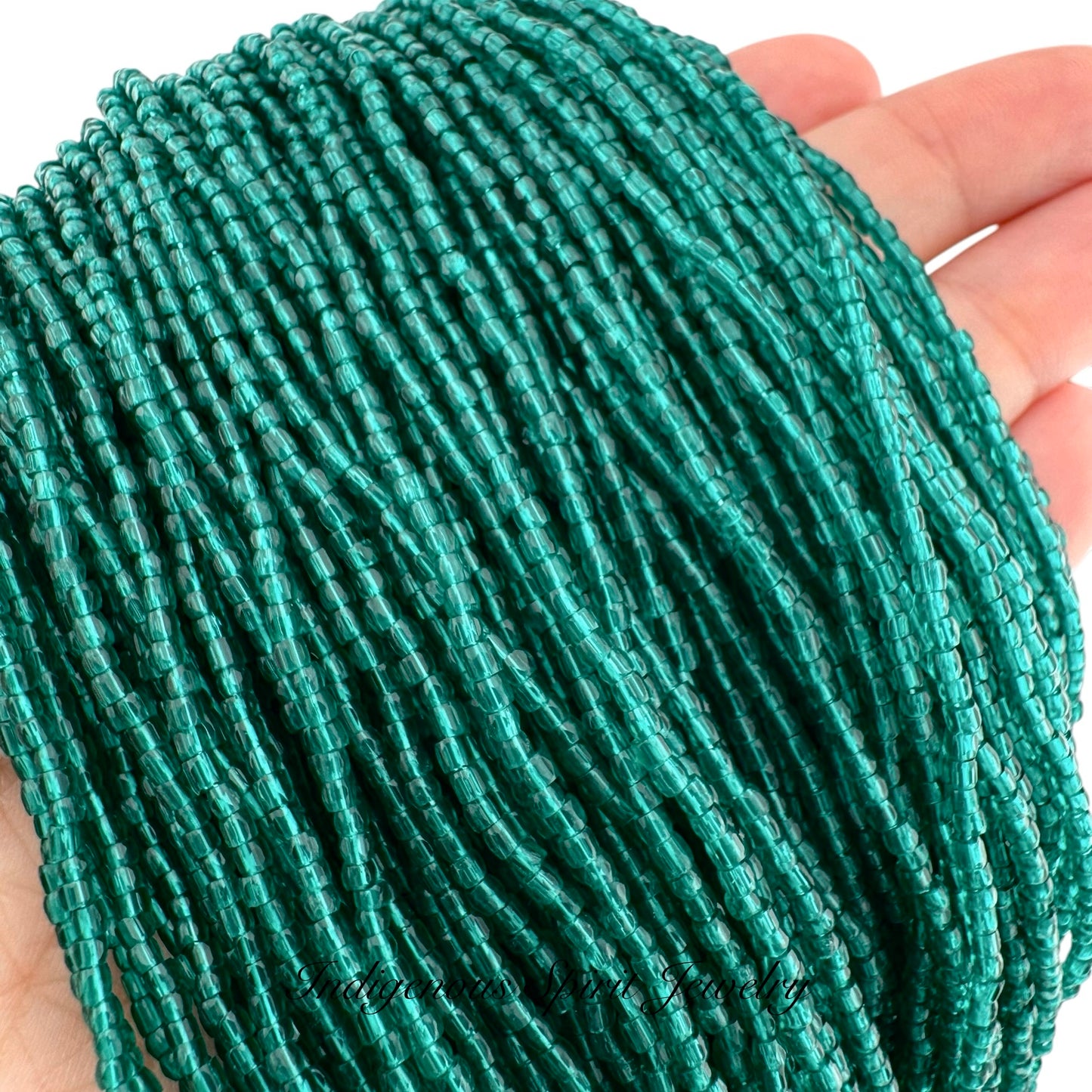 Emerald 3-cut Preciosa Czech Seed Beads (9/0)