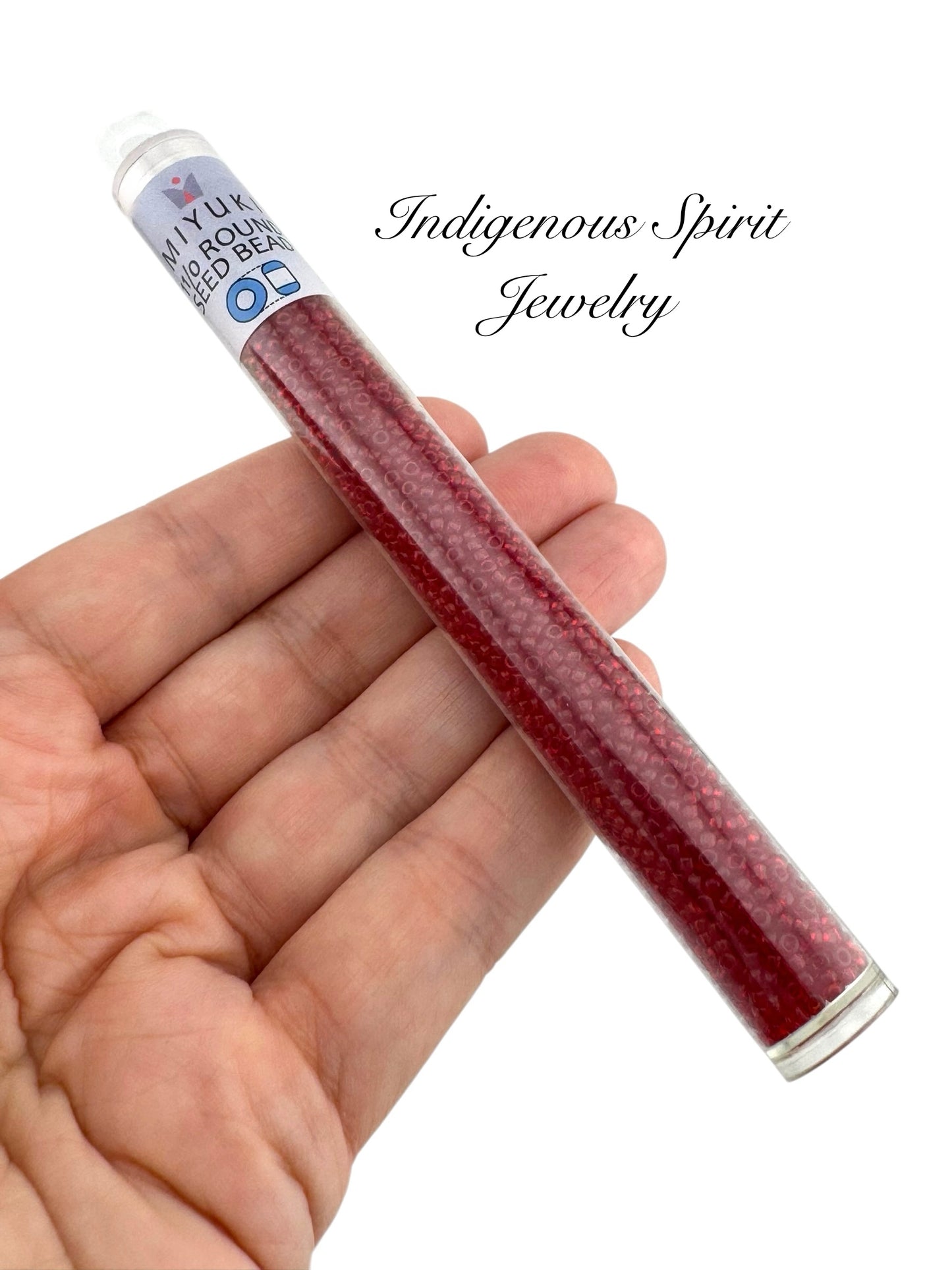 Transparent Ruby 11/0 - Miyuki Round