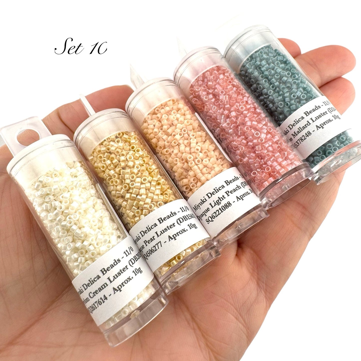 50g!! Miyuki Delica Style Bead Set (SELL OFF) - Set 10