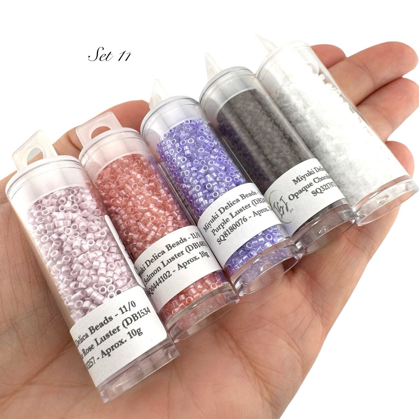 50g!! Miyuki Delica Style Bead Set (SELL OFF) - Set 11