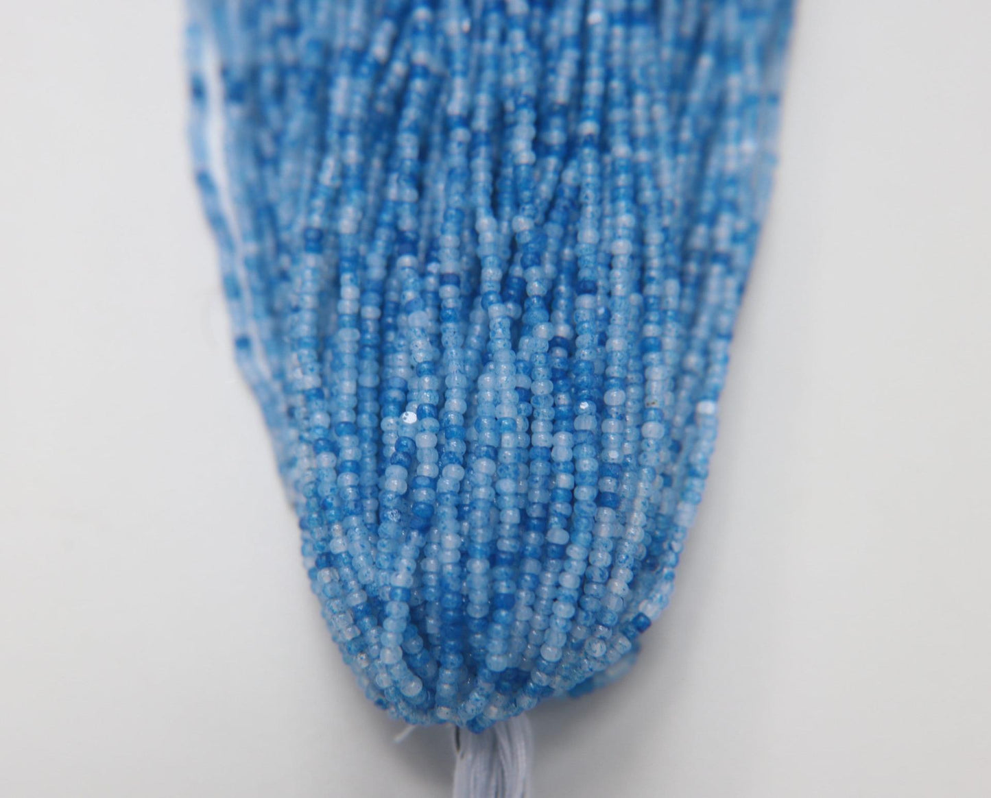 Blue Opal Mosaic - Sheen 2 Cut Charlotte Cut Beads (11/0)