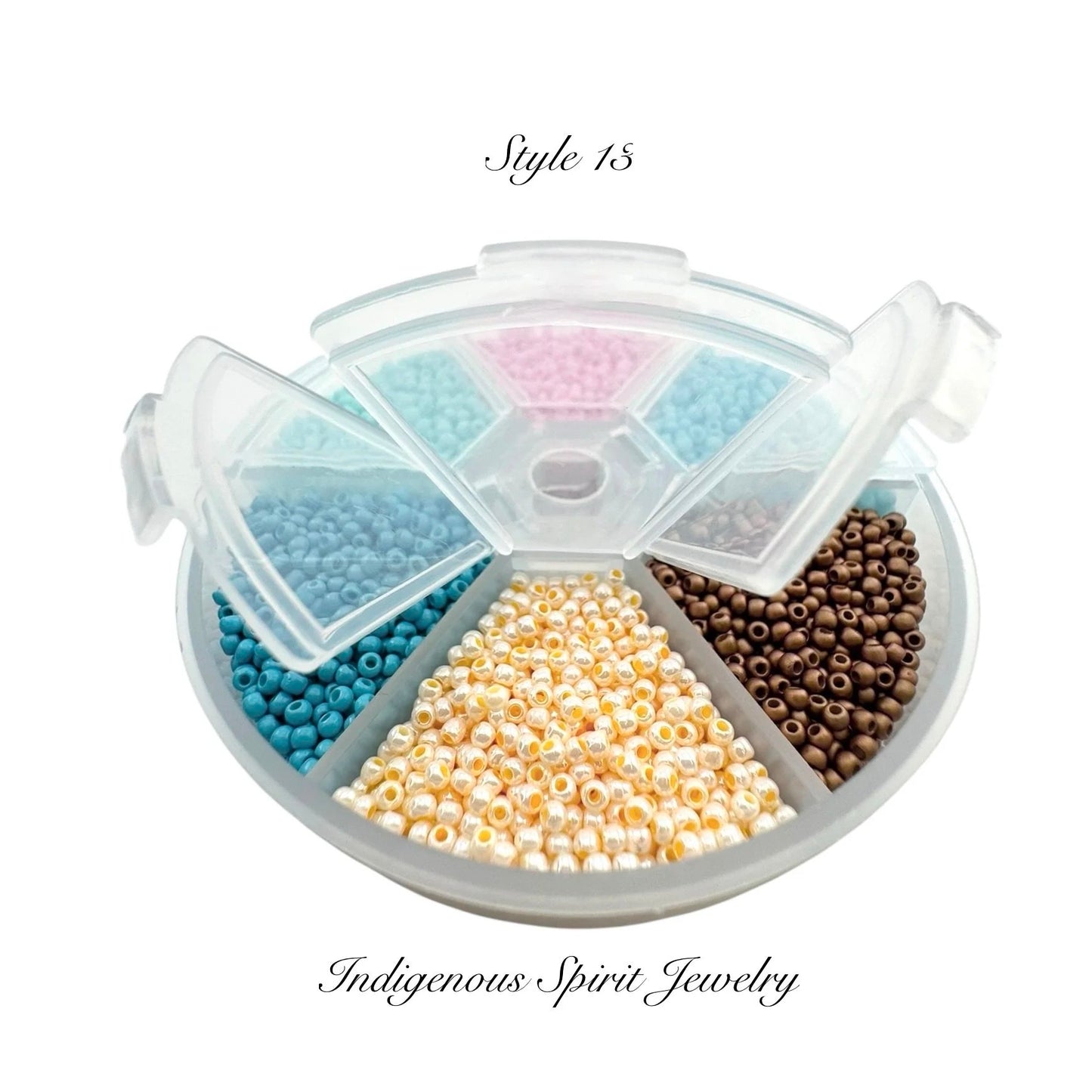 Style 13 - Fancy Glass Bead - 6 colour box set