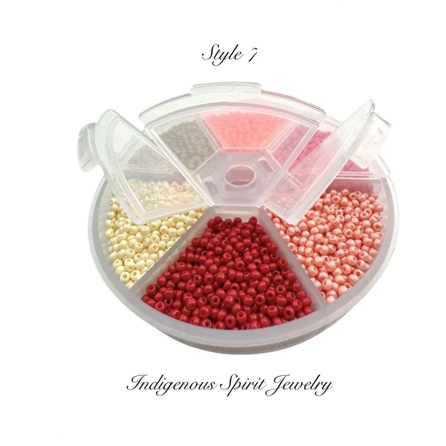 Style 7 - Fancy Glass Bead - 6 colour box set