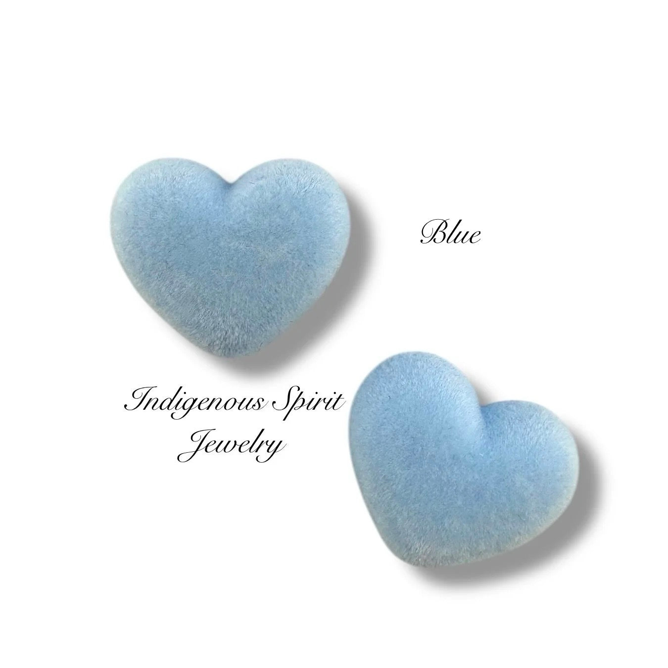 Velvet Heart Resin Cabochons