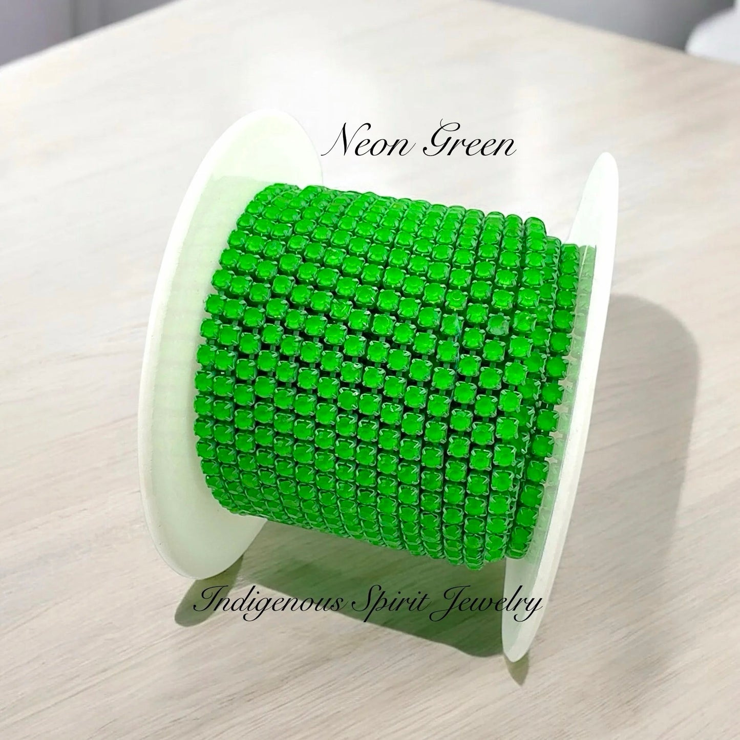 Neon Green Mocha Chain Banding