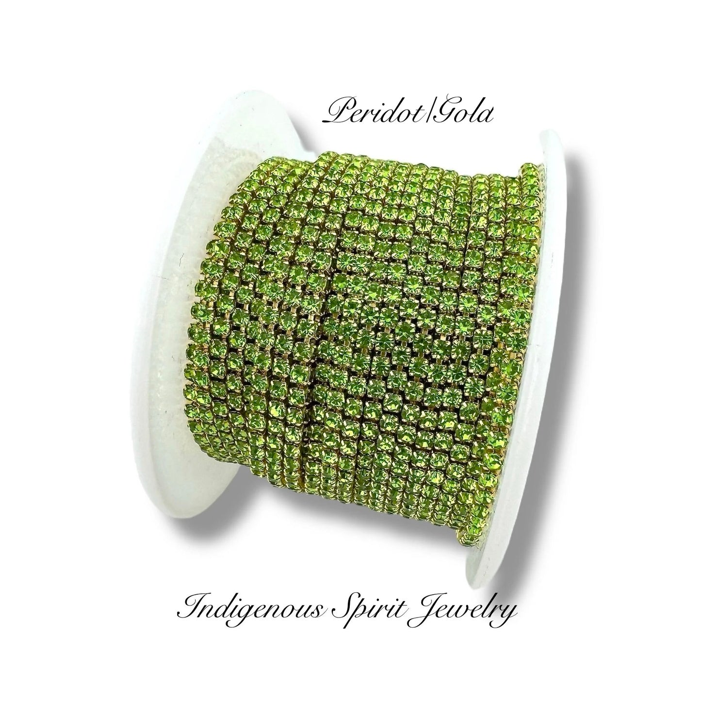 Peridot Gold Colour Plated