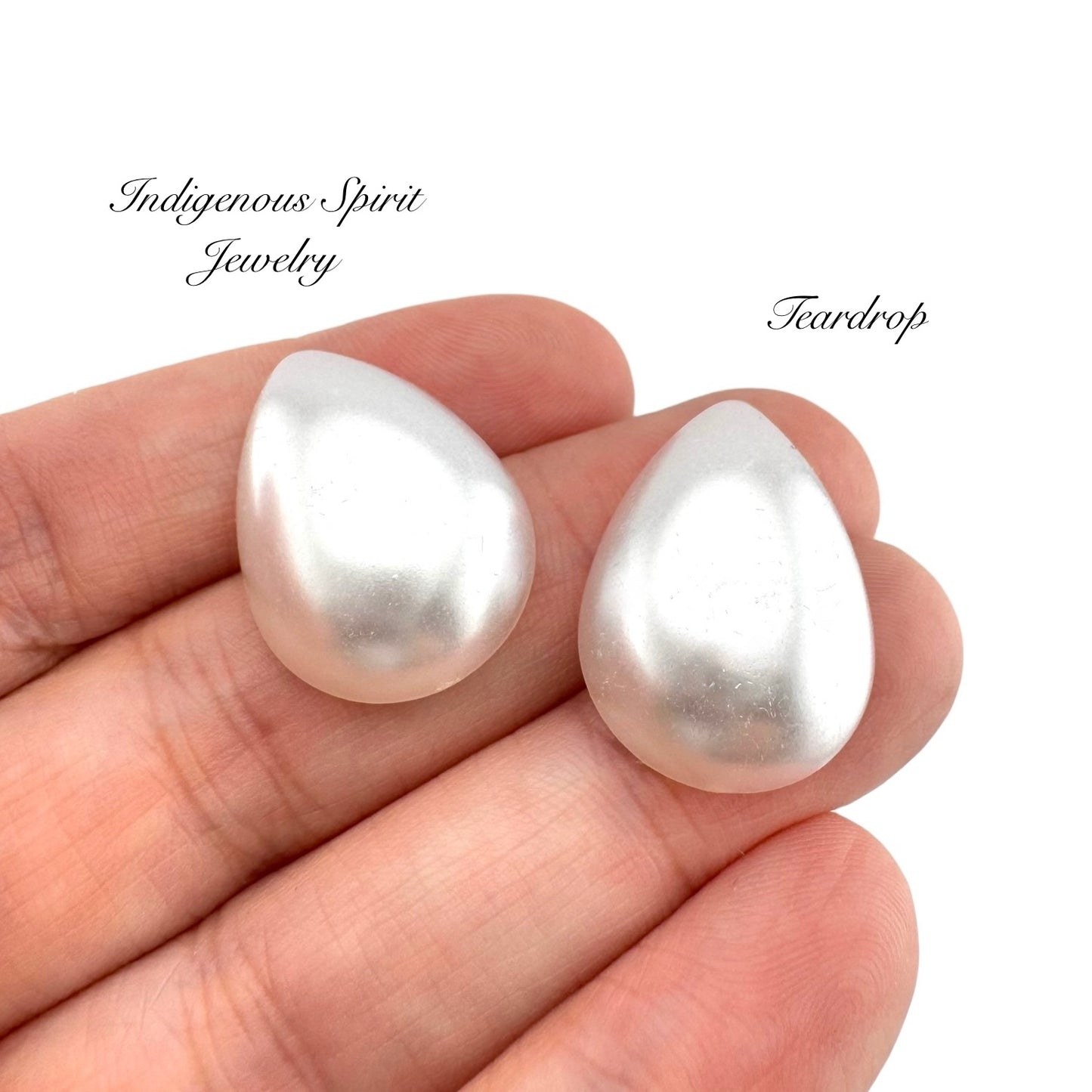 Imitation Pearl Cabochons - Imperfect (Clearance)