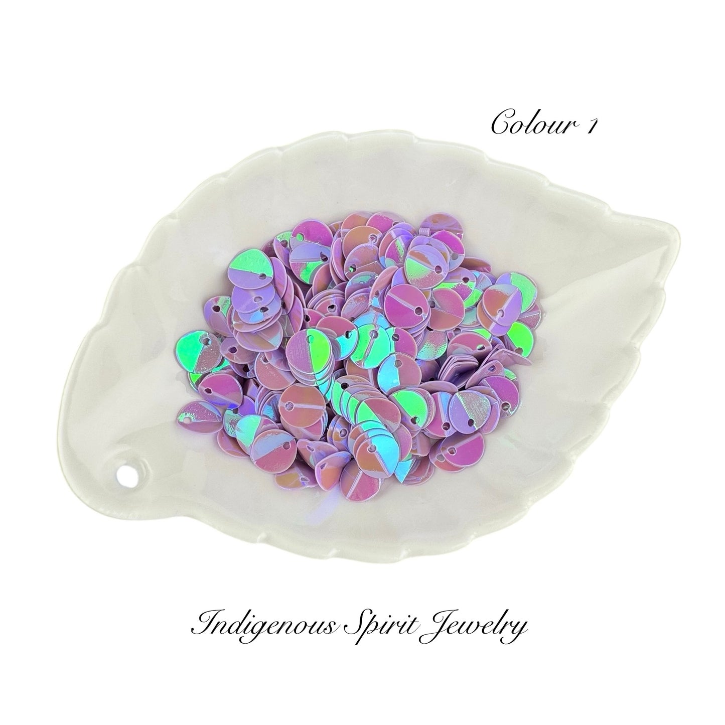 Short Navette Sequins - Colour 1