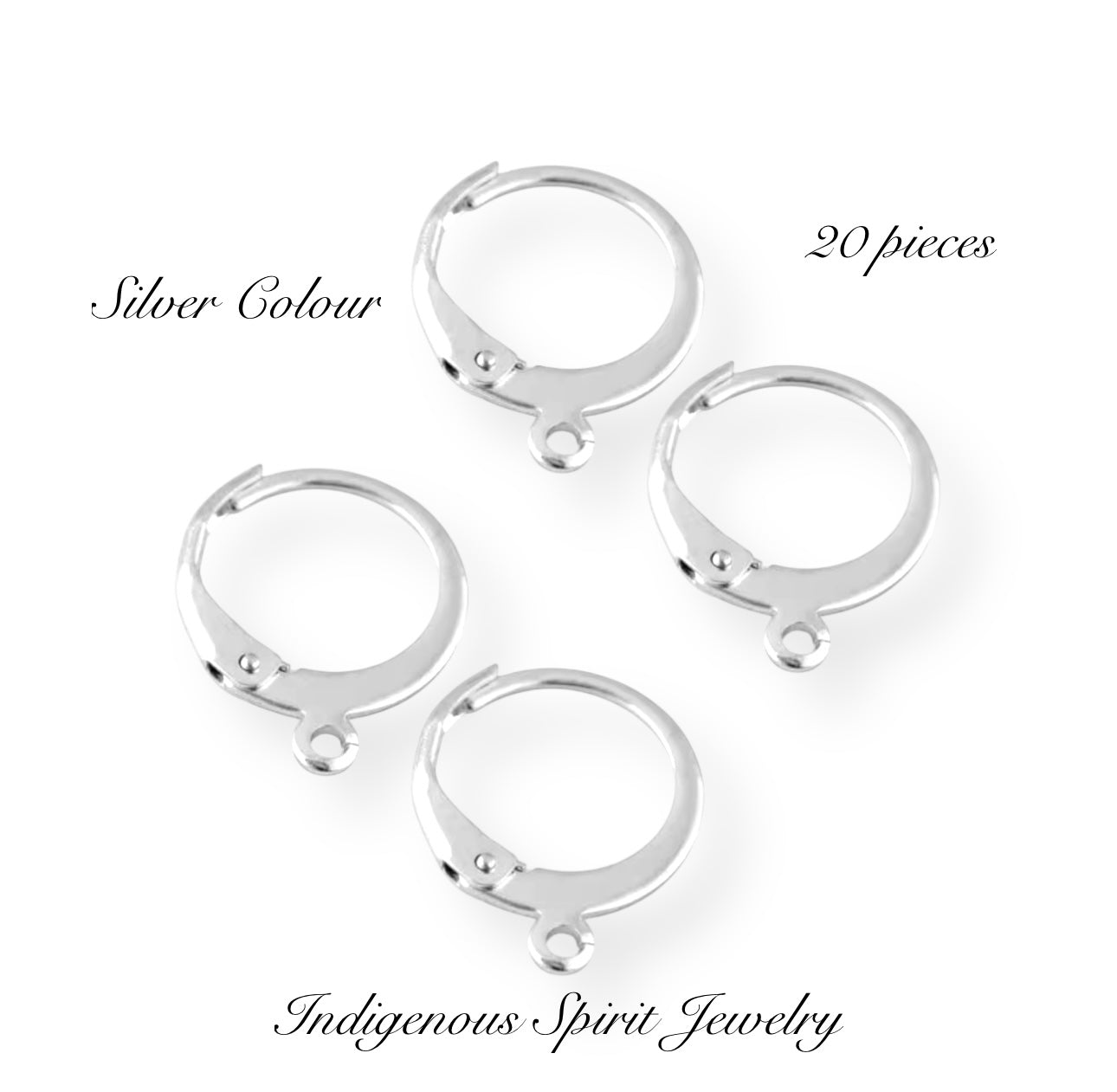 Stainless Steel Sleeper Style Hoop Findings (10 pair bag)