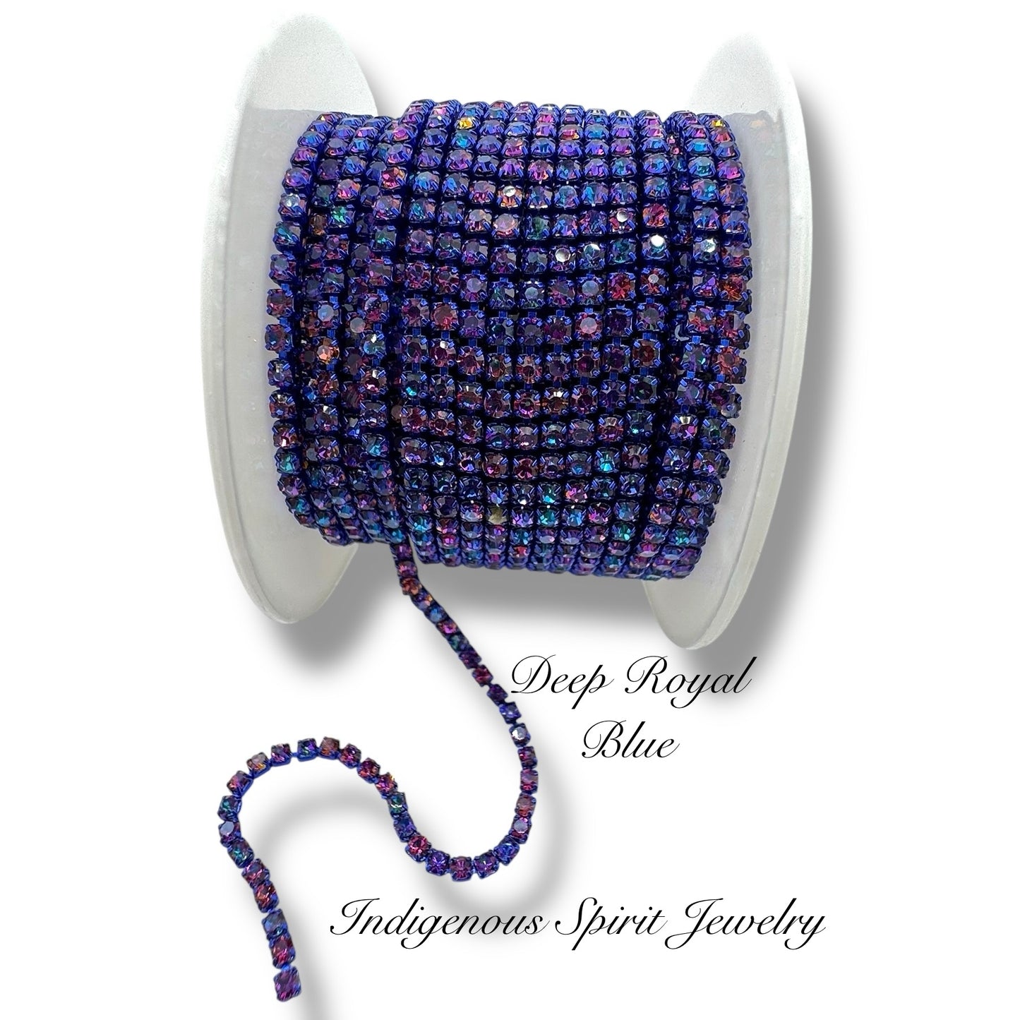 Deep Royal Blue Galaxy Chain Banding