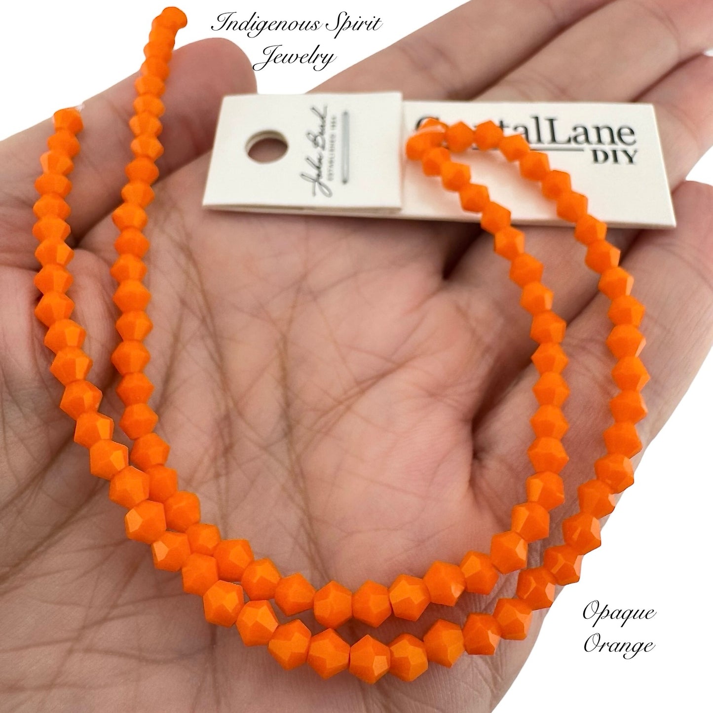 4mm Opaque Orange - Crystal Lane