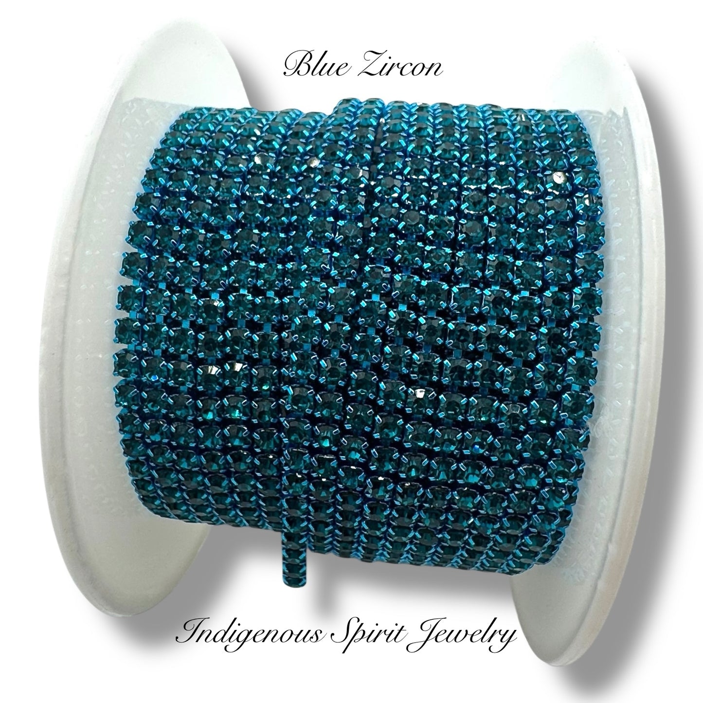 Blue Zircon Colour Plated