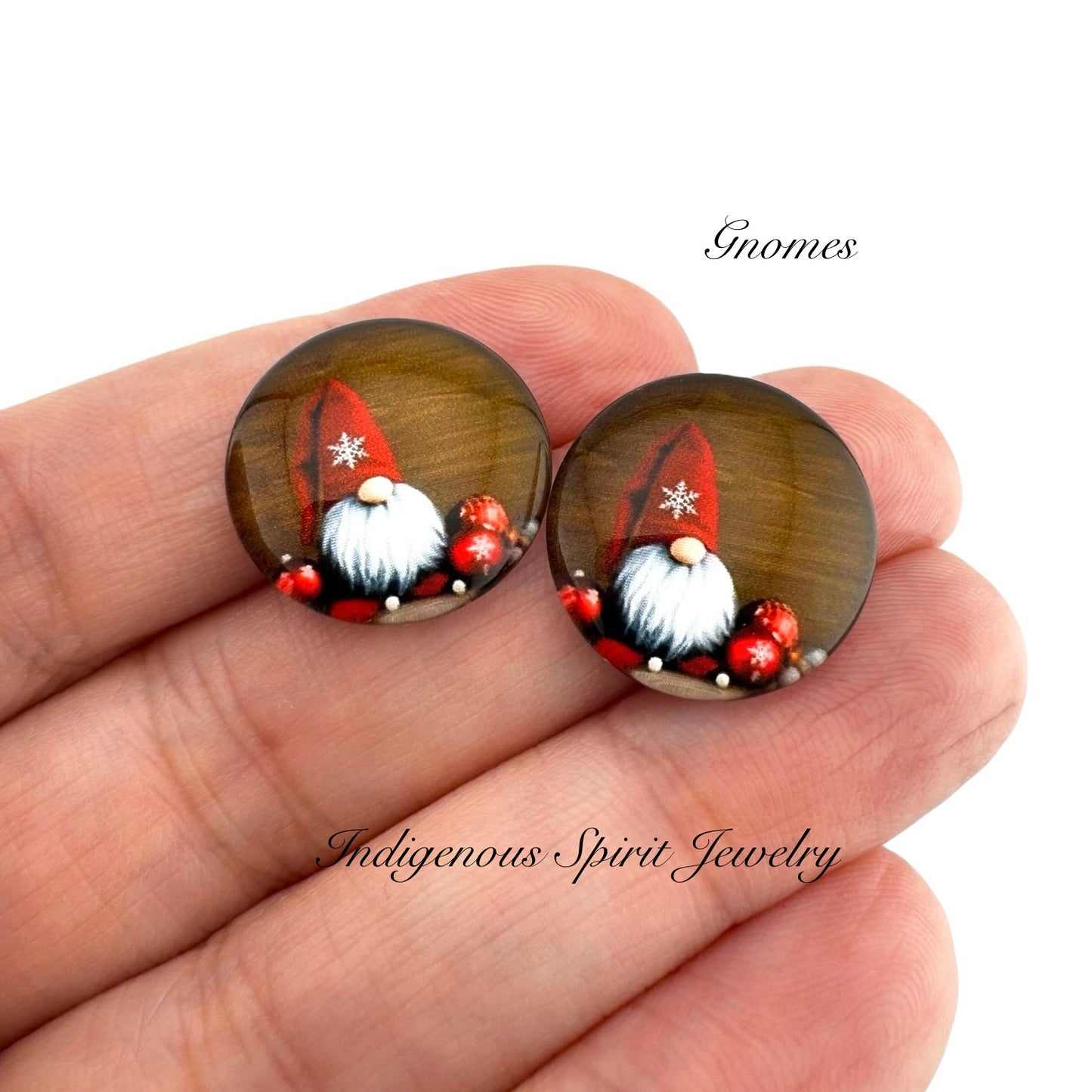 18mm "Christmas Collection" Glass Cabochons