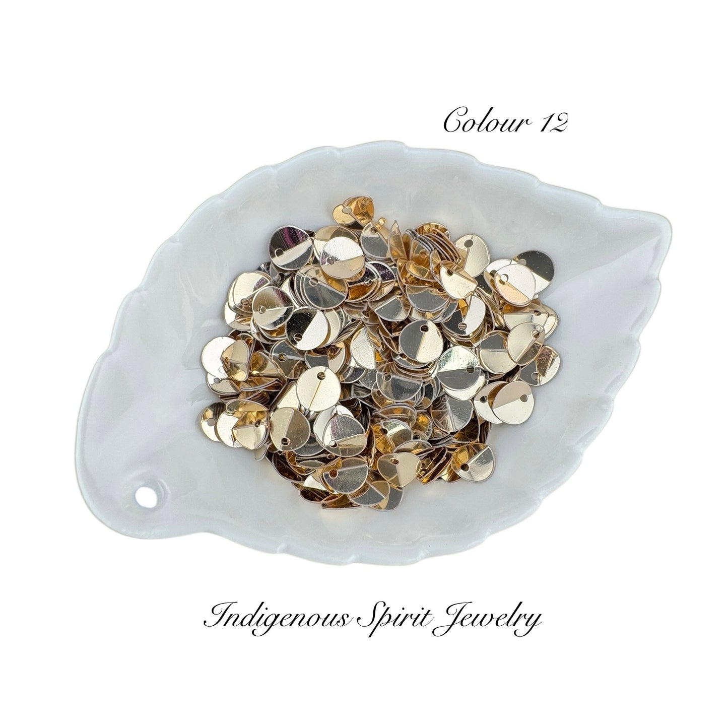 Short Navette Sequins - Colour 12