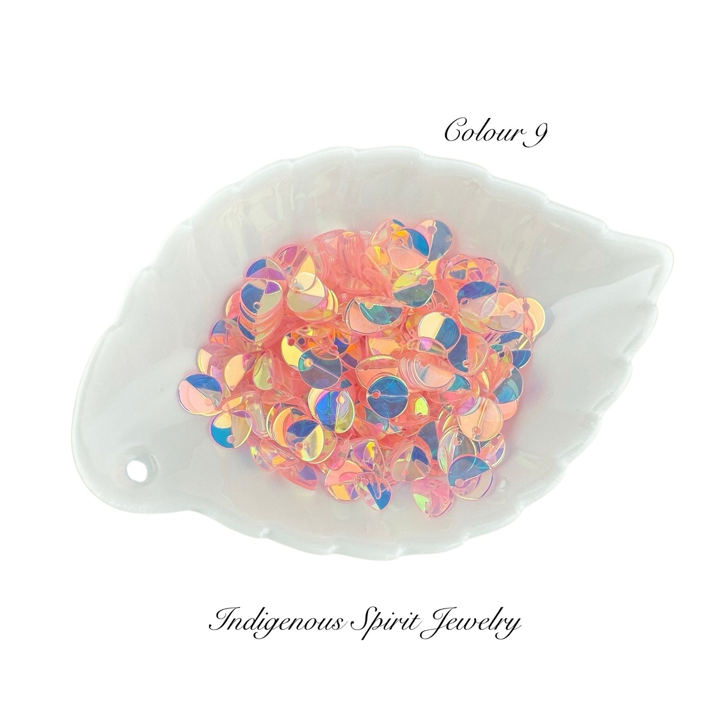 Short Navette Sequins - Colour 9