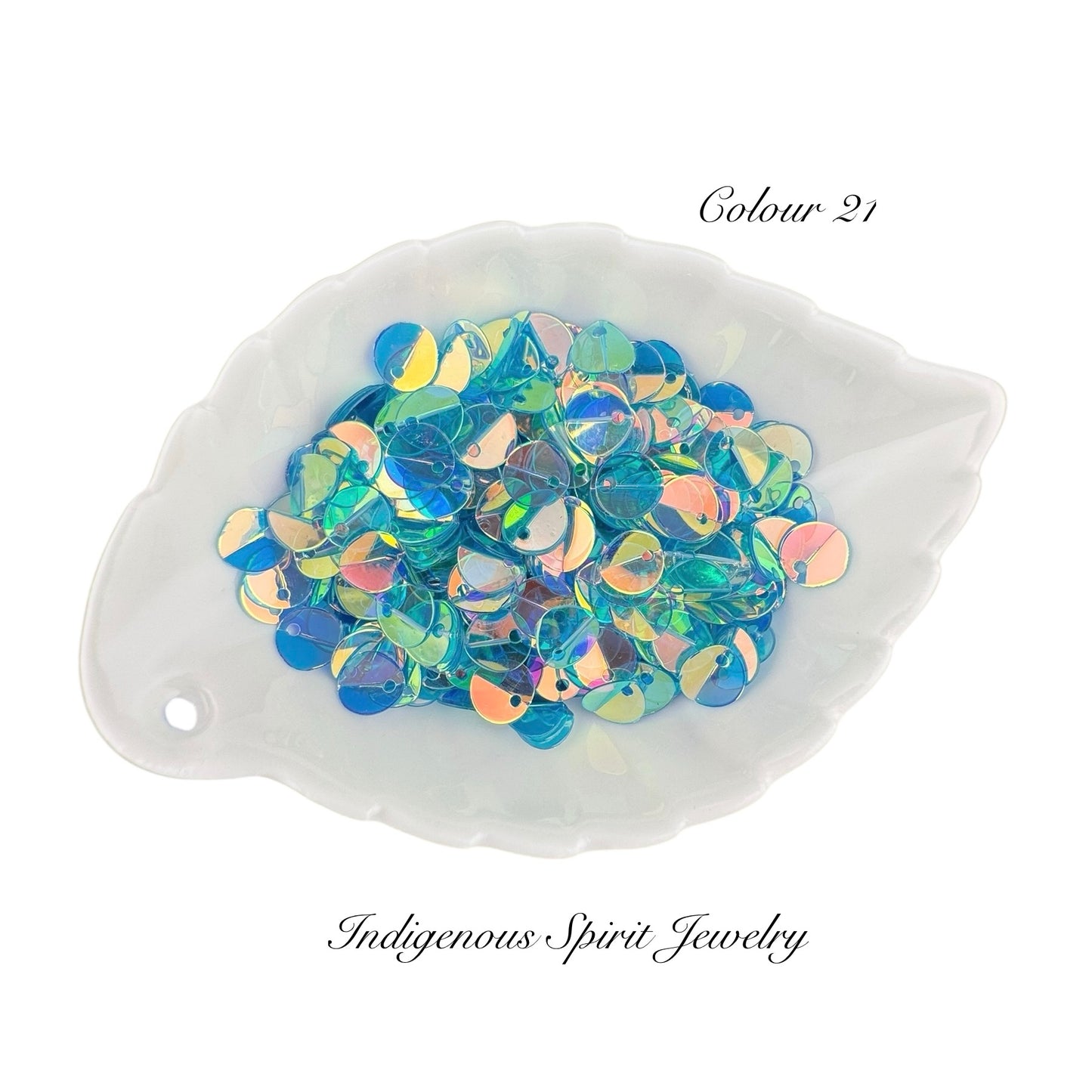 Short Navette Sequins - Colour 21