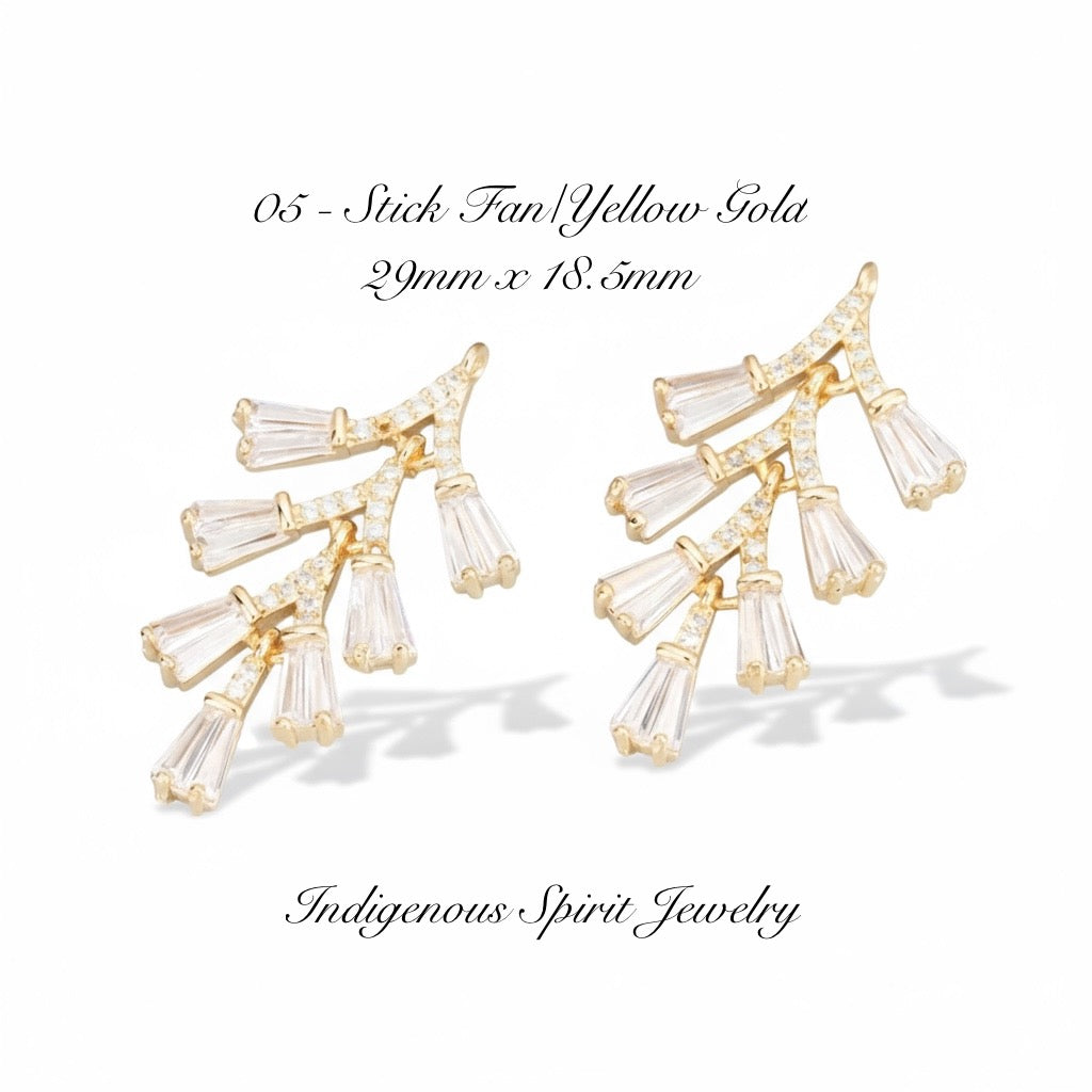 18k Gold Plated Fancy Charm Collection