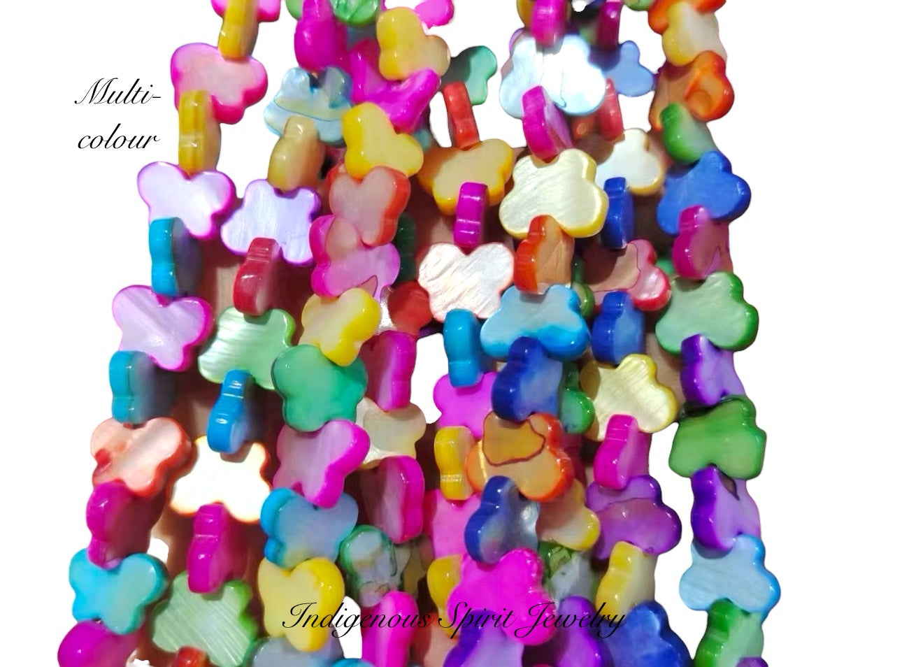 Mother Of Pearl Shell Butterflies (8mm x 11mm)