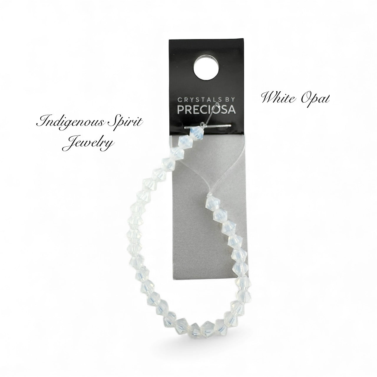 4mm White Opal - Preciosa