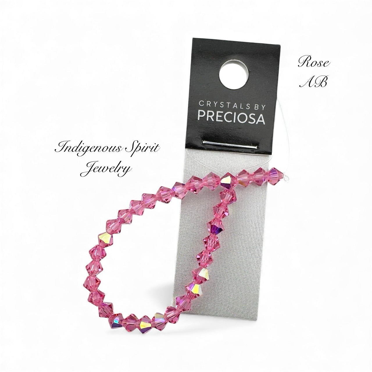 4mm Rose AB - Preciosa