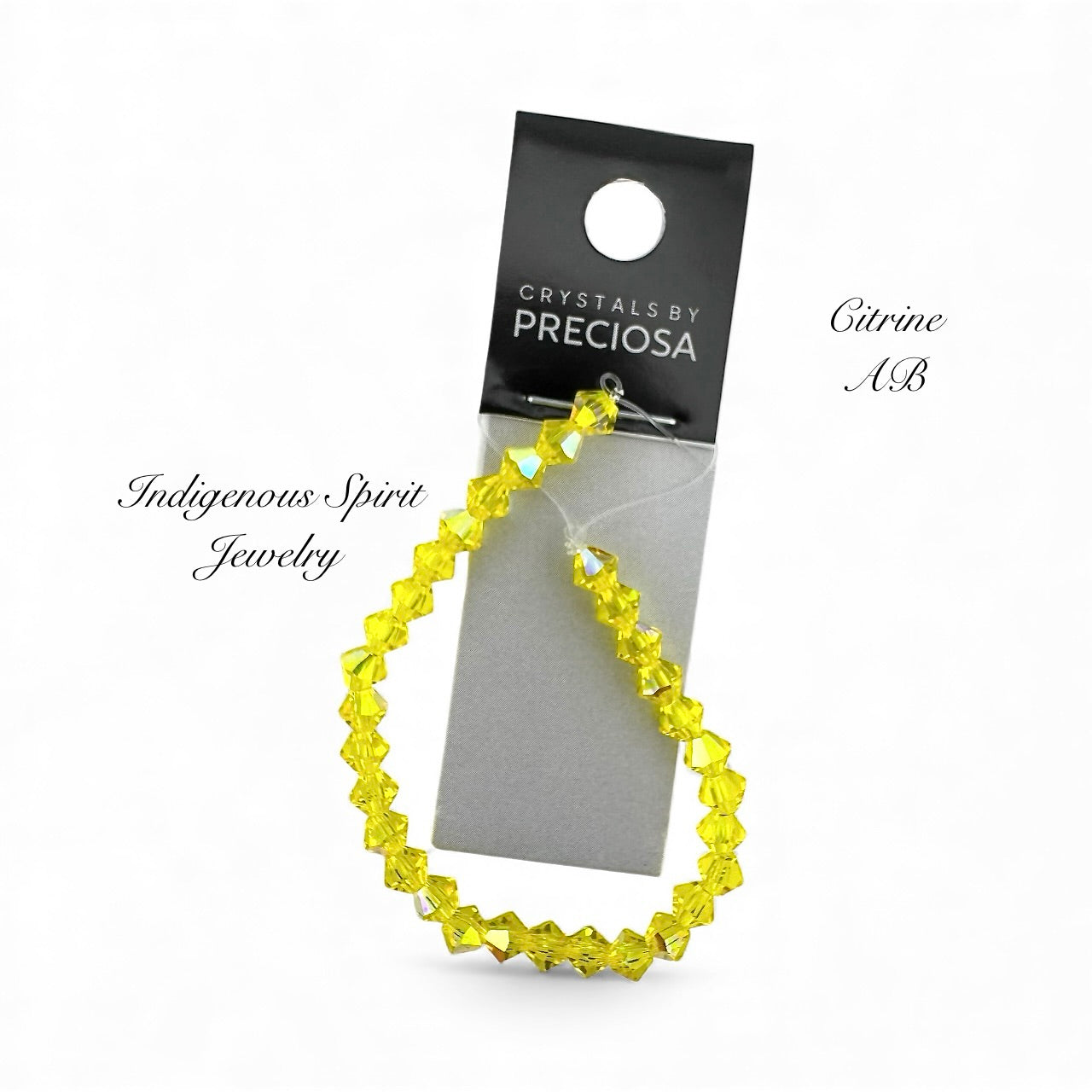 4mm Citrine AB - Preciosa