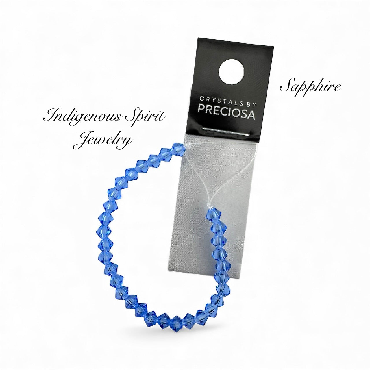 4mm Sapphire - Preciosa