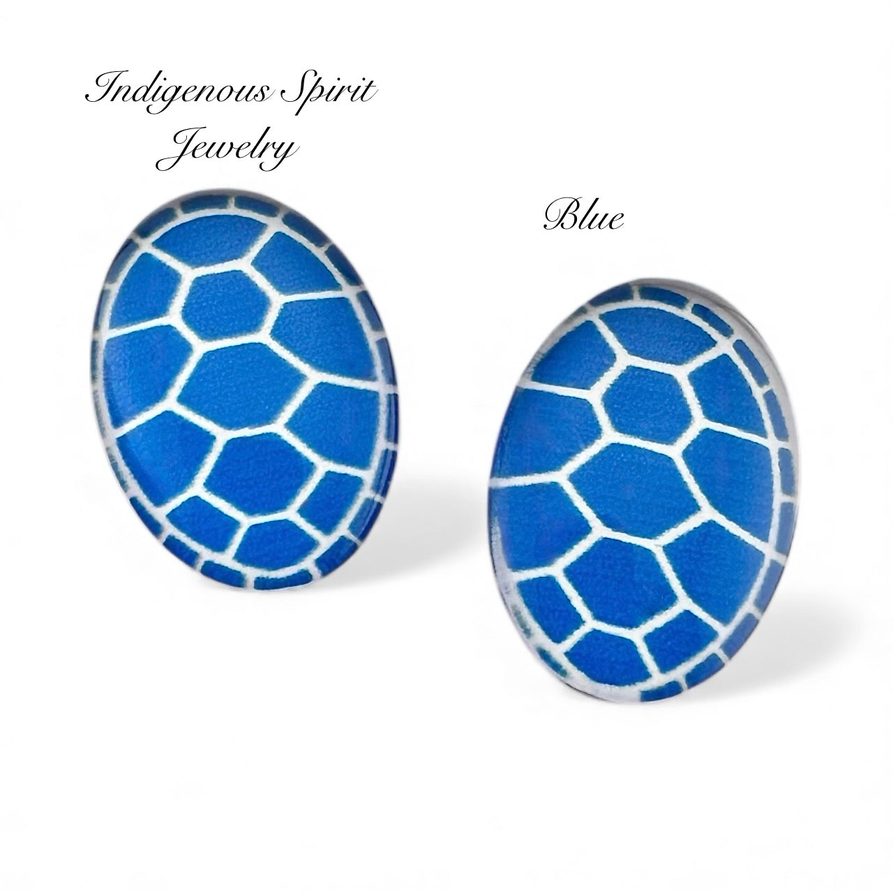 18mm x 14mm Turtle Shell Glass Cabochons