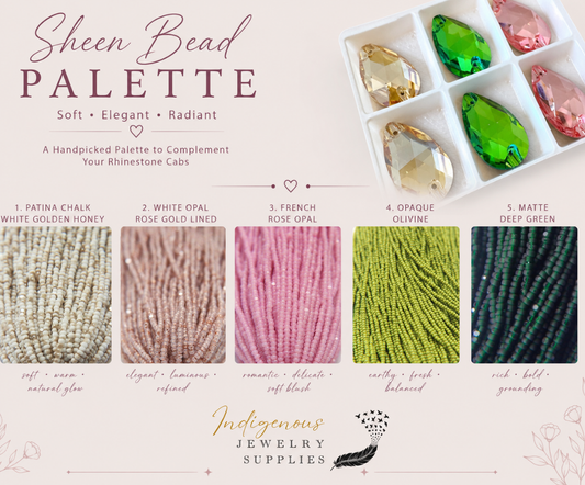 Moss & Petals Beadwork Palette