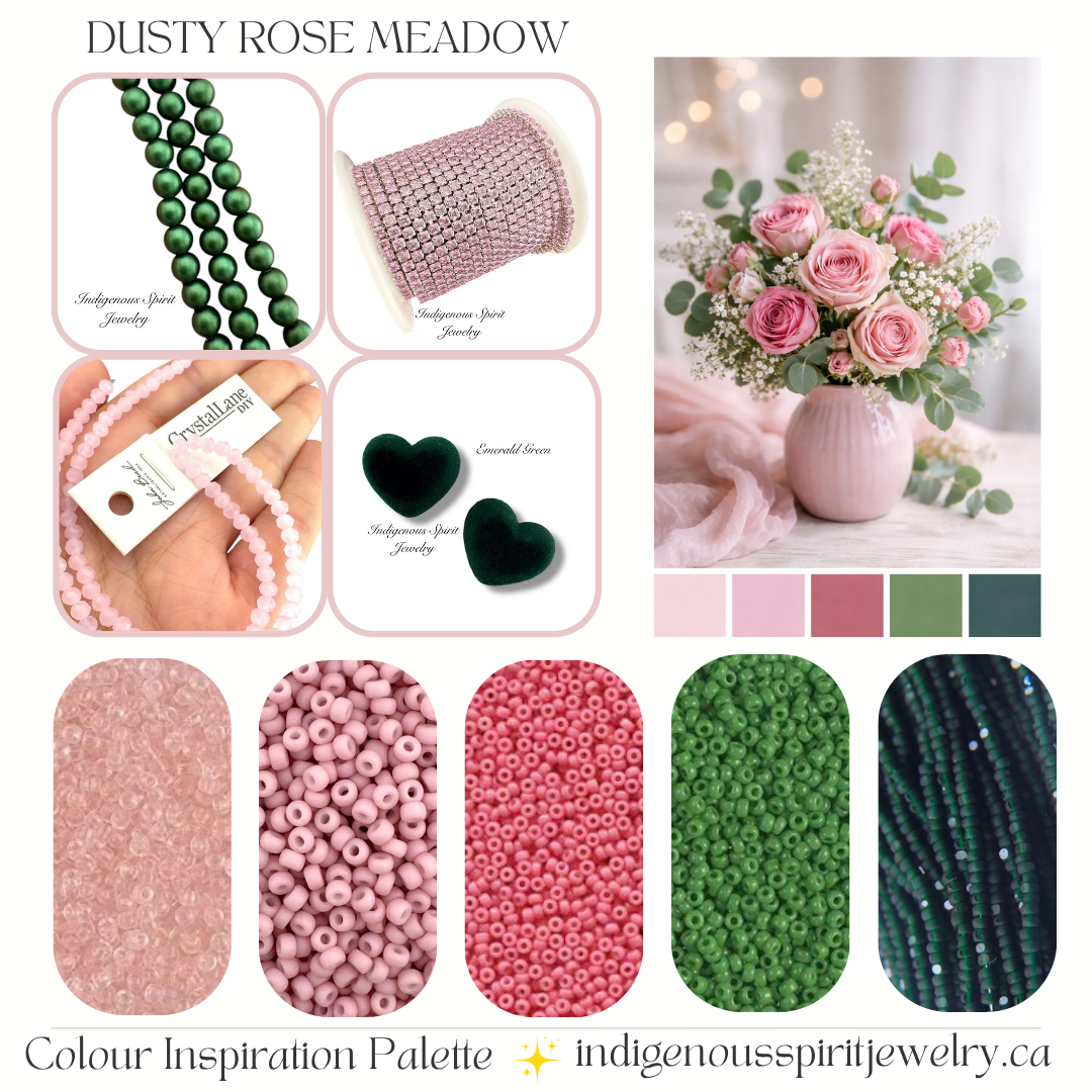 Dusty Rose Meadow Colour Palette