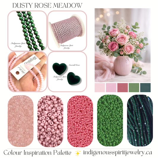 Dusty Rose Meadow Colour Palette