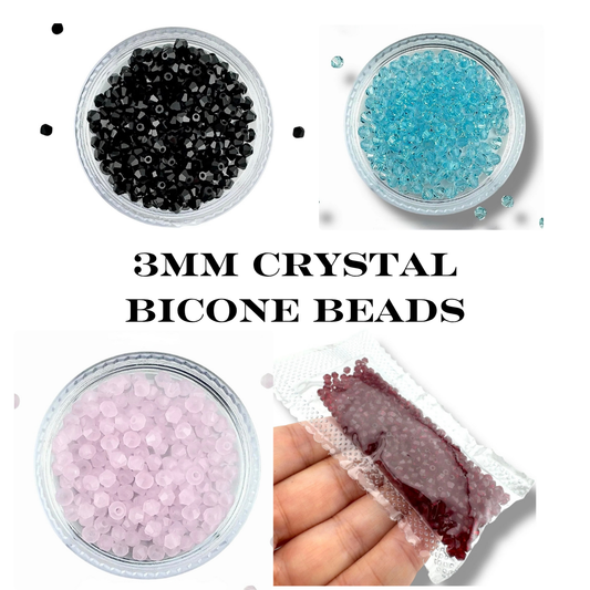 3mm WHOLESALE AAA Grade Crystal Bicone Beads