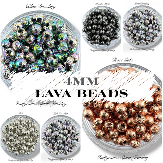 4mm Lava Bead - COLLECTION