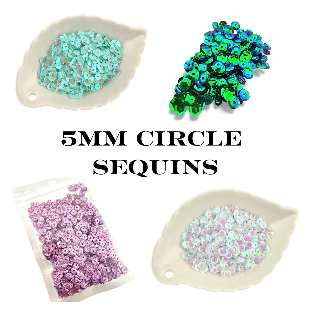 5mm Circle Cut Sequins