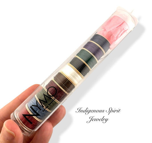 10-Pack Colour Assortment Mix - Nymo D Beading Thread (clearance)
