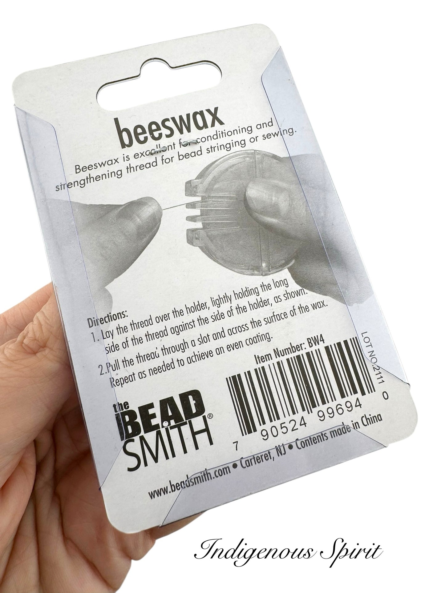 Beeswax Blister Pack Thread Conditioner - The Beadsmith