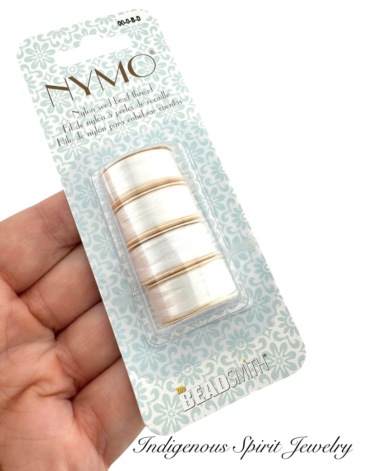 (Sell-off) Nymo 4 Pack Thread Spools Assorted Sizes- The Beadsmith