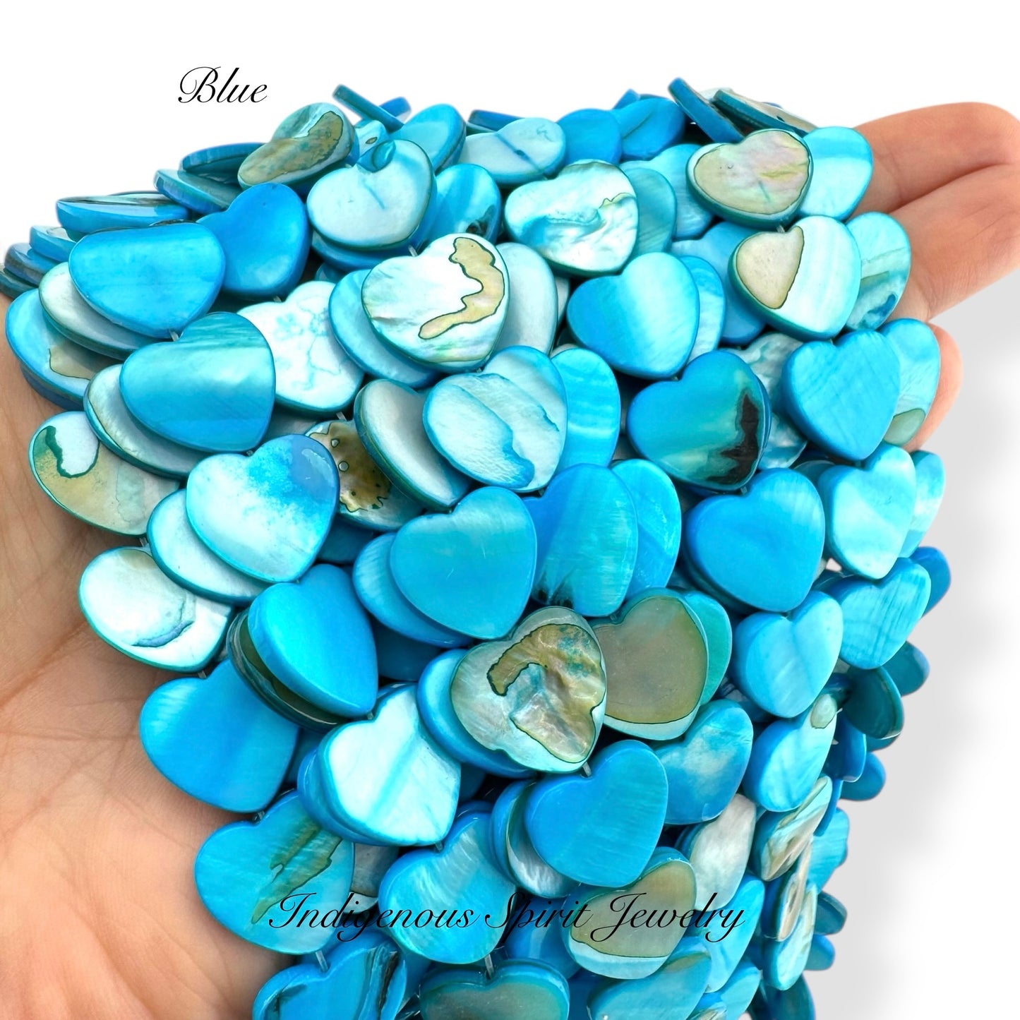 Mother Of Pearl Shell Hearts (15mm)